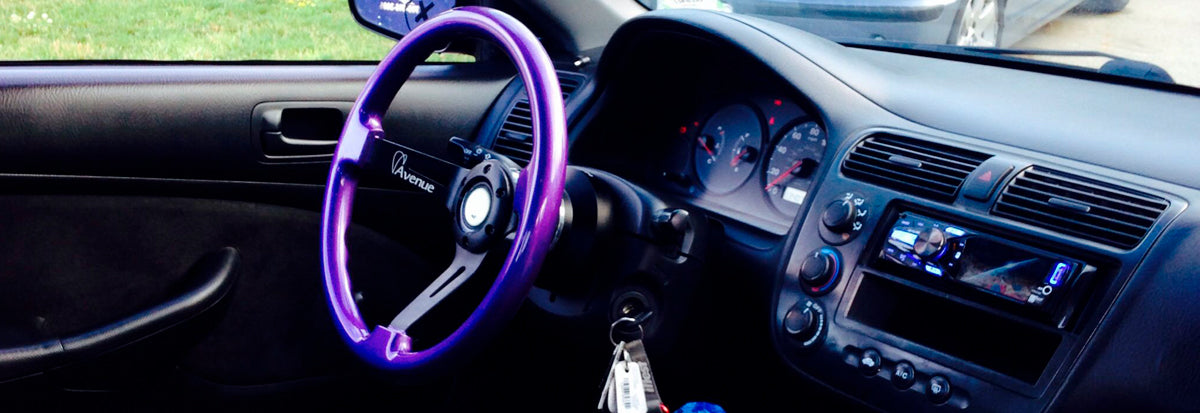 Aftermarket JDM steering wheels collection.