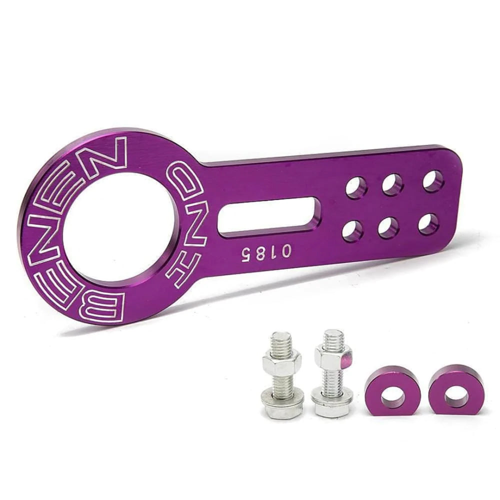 BENEN front tow hook in purple.