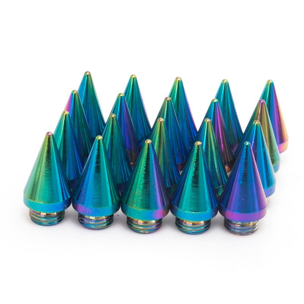 BLOX Spike Lug Nuts 50mm in neochrome.