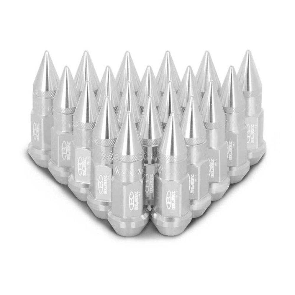 BLOX Spike Lug Nuts 50mm in silver.