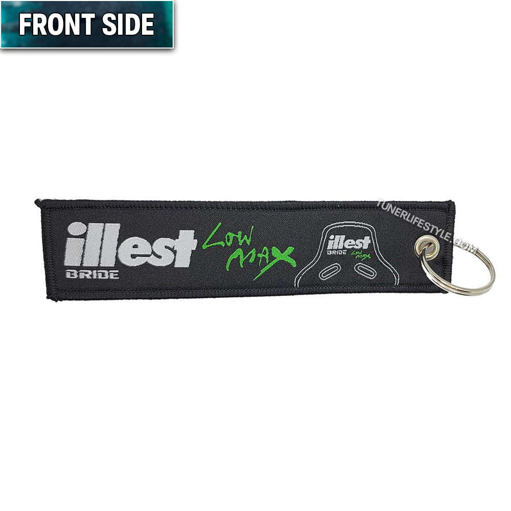Bride Illest Low Max Jet Tag with keychain ring.