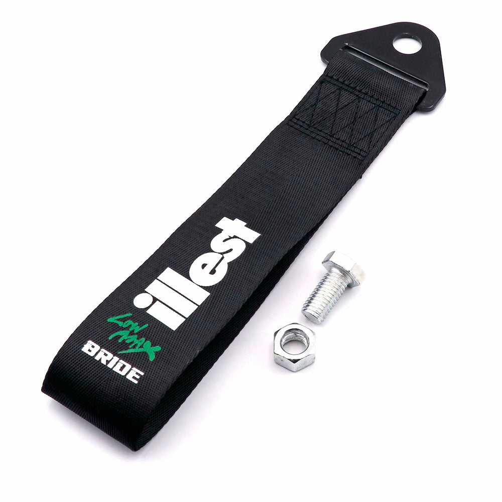 Bride illest tow strap in black.