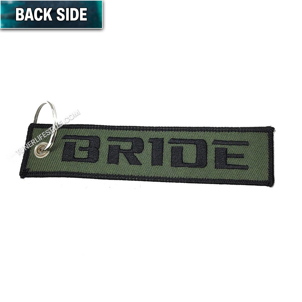 Bride Racing Yellow Jet Tag with keyring.
