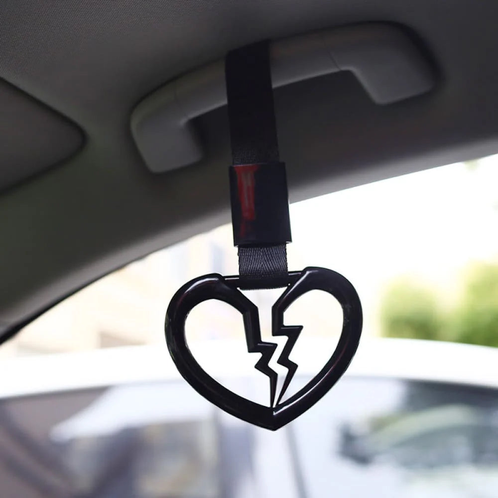 Broken Heart Tsurikawa in black color.