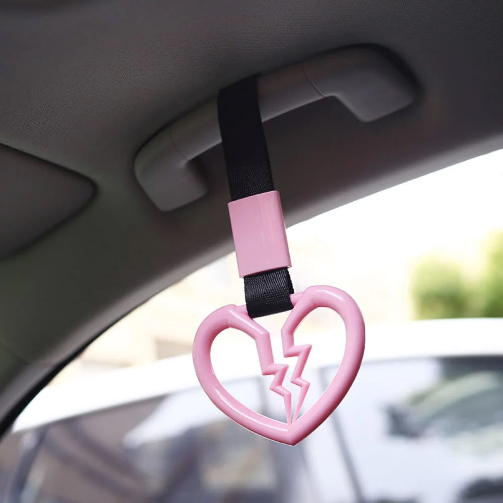 Broken Heart Tsurikawa in red color.