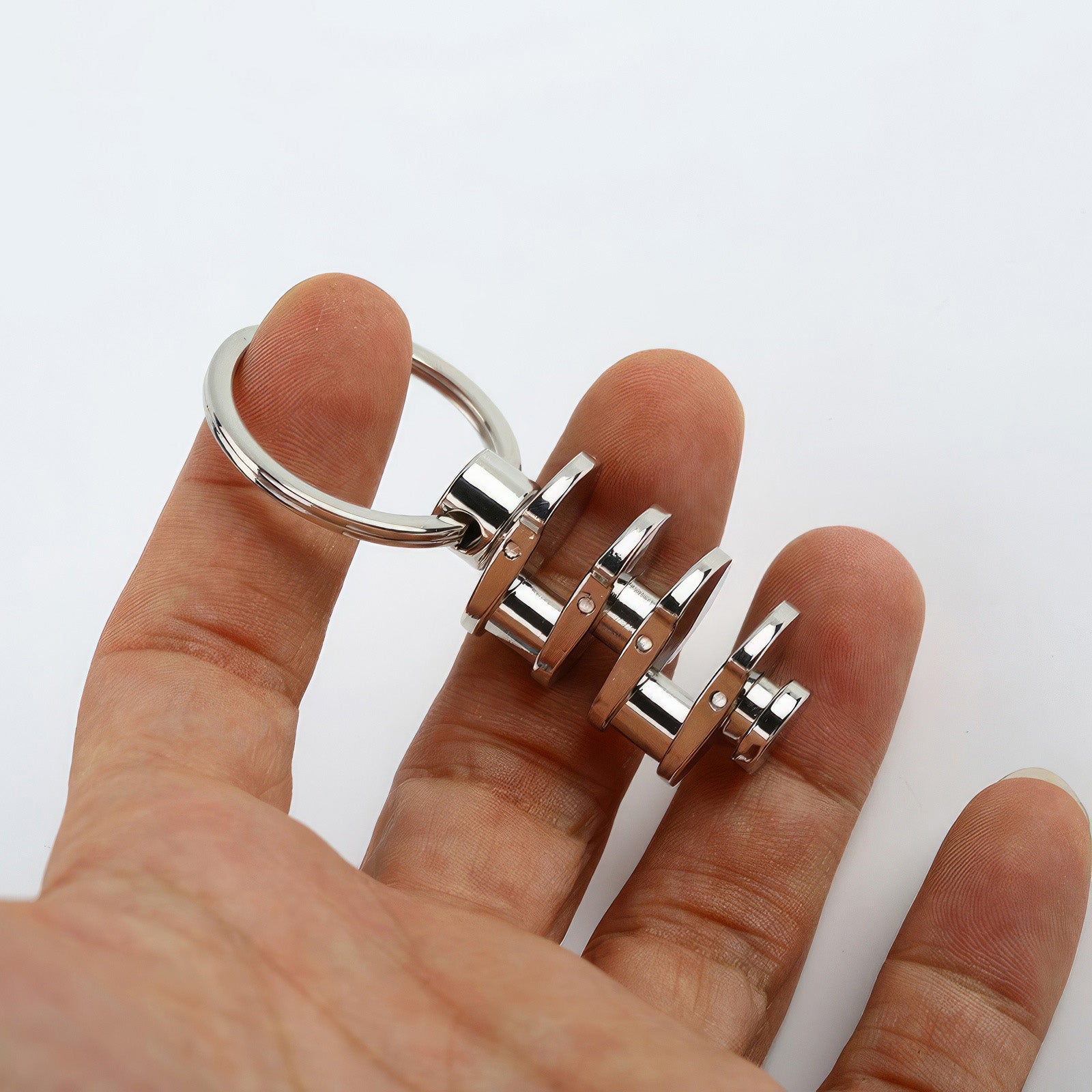 Car Crankshaft Keychain.