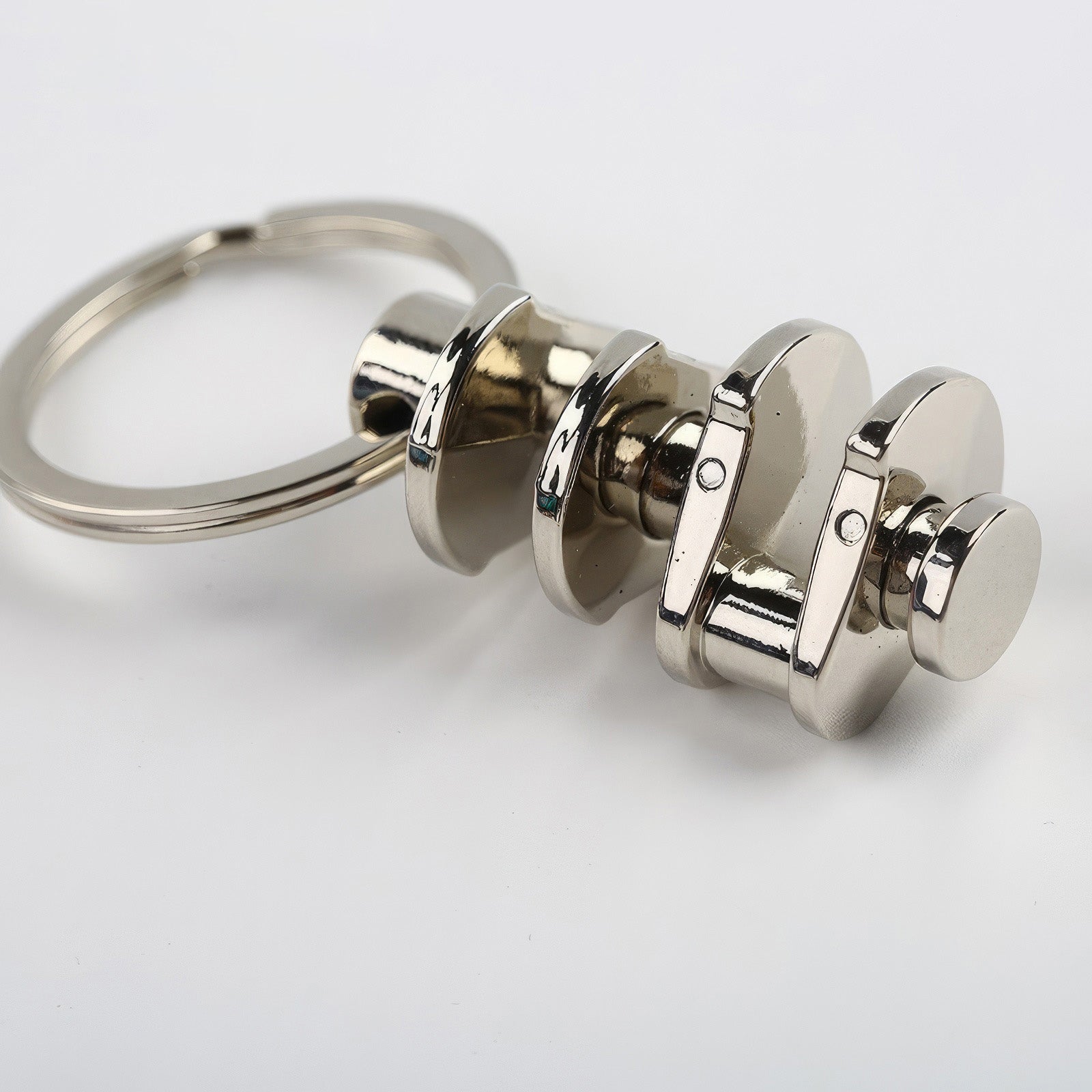 Car Crankshaft Keychain.