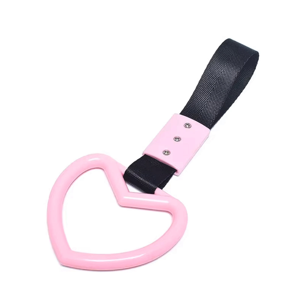 Classic Heart Tsurikawa in pink color.
