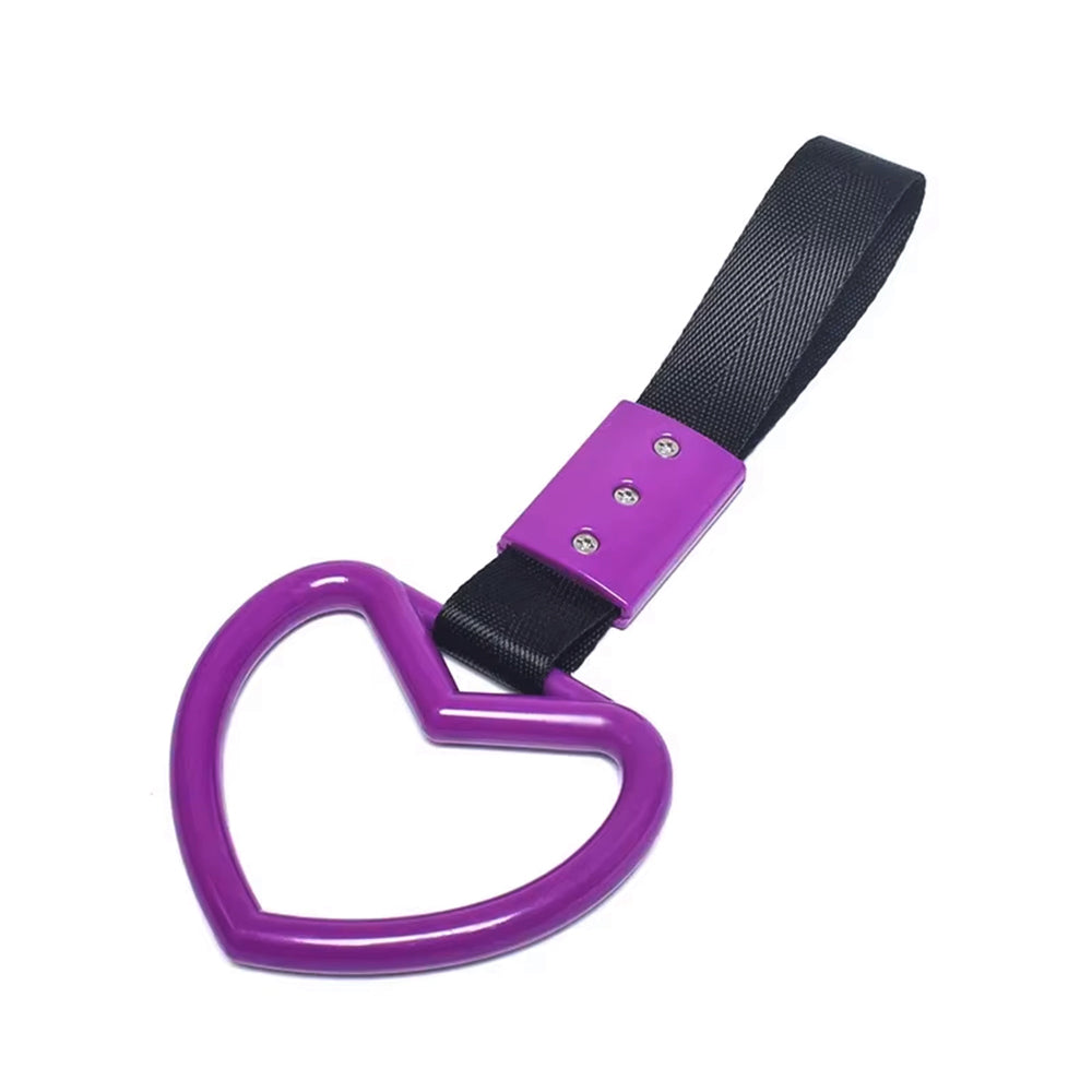 Classic Heart Tsurikawa in purple color.