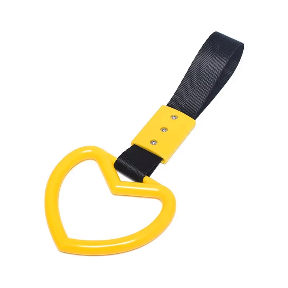 Classic Heart Tsurikawa in yellow color.