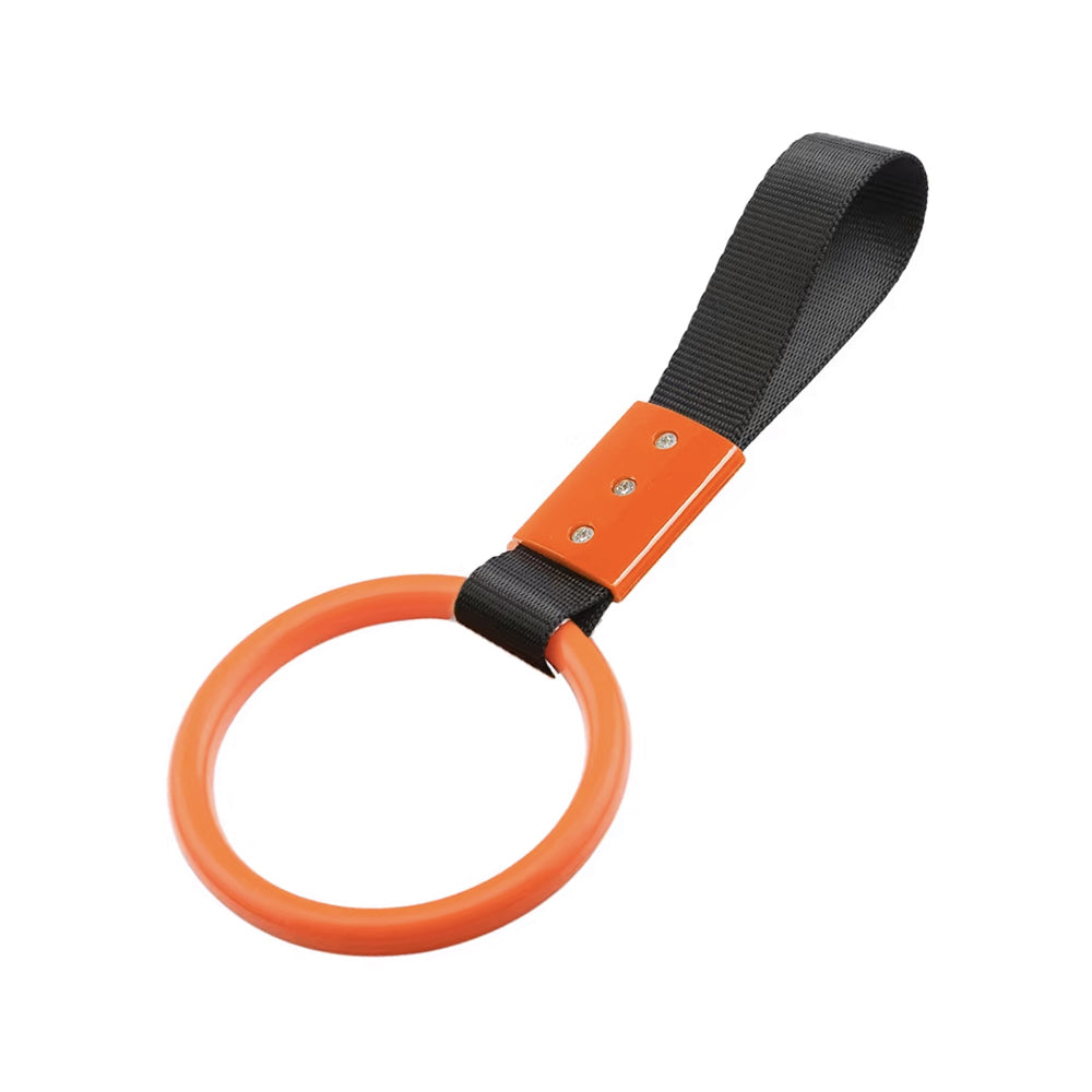 Classic Ring Tsurikawa Drift Charm in orange.