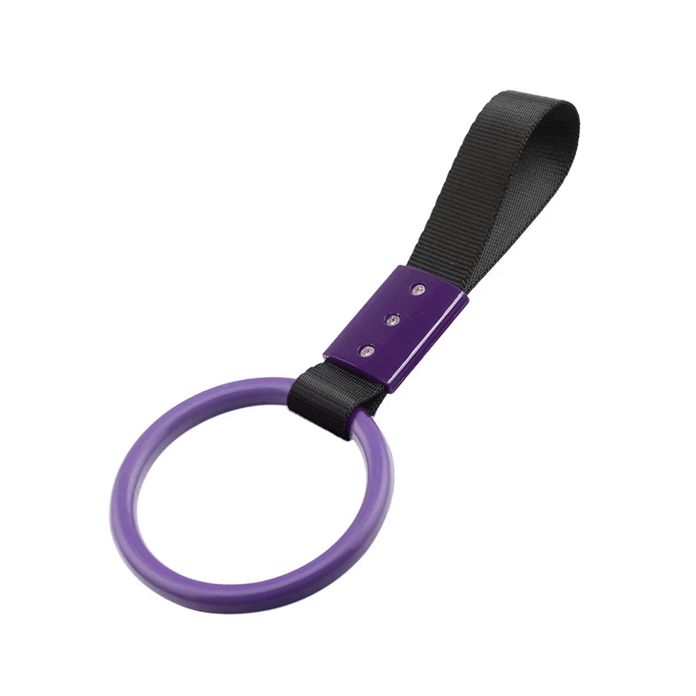 Classic Ring Tsurikawa Drift Charm in purple.