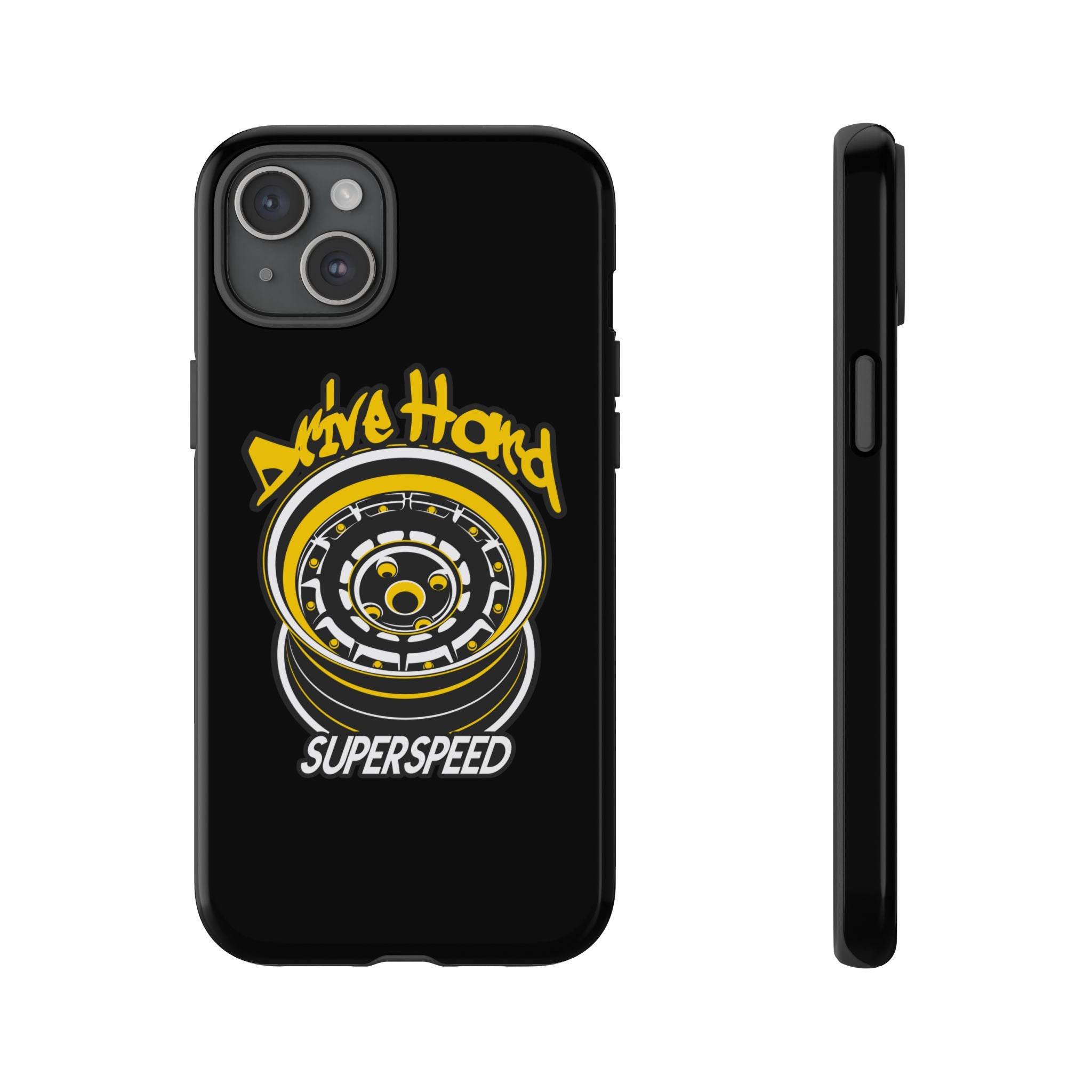 Drive Hard Phone Case for iPhone 15