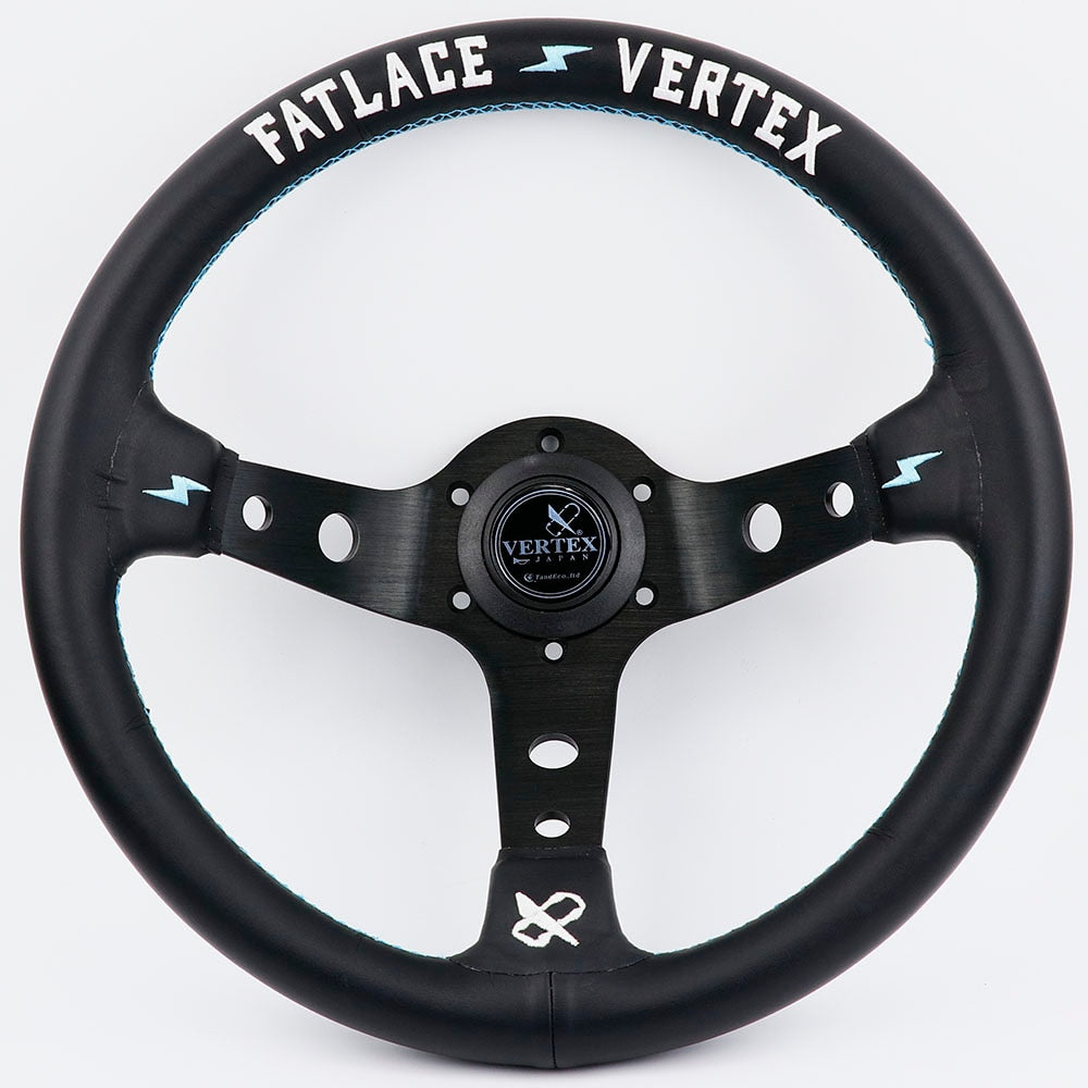 Fatlace x Vertex The Fast Life Steering Wheel 13 inch.
