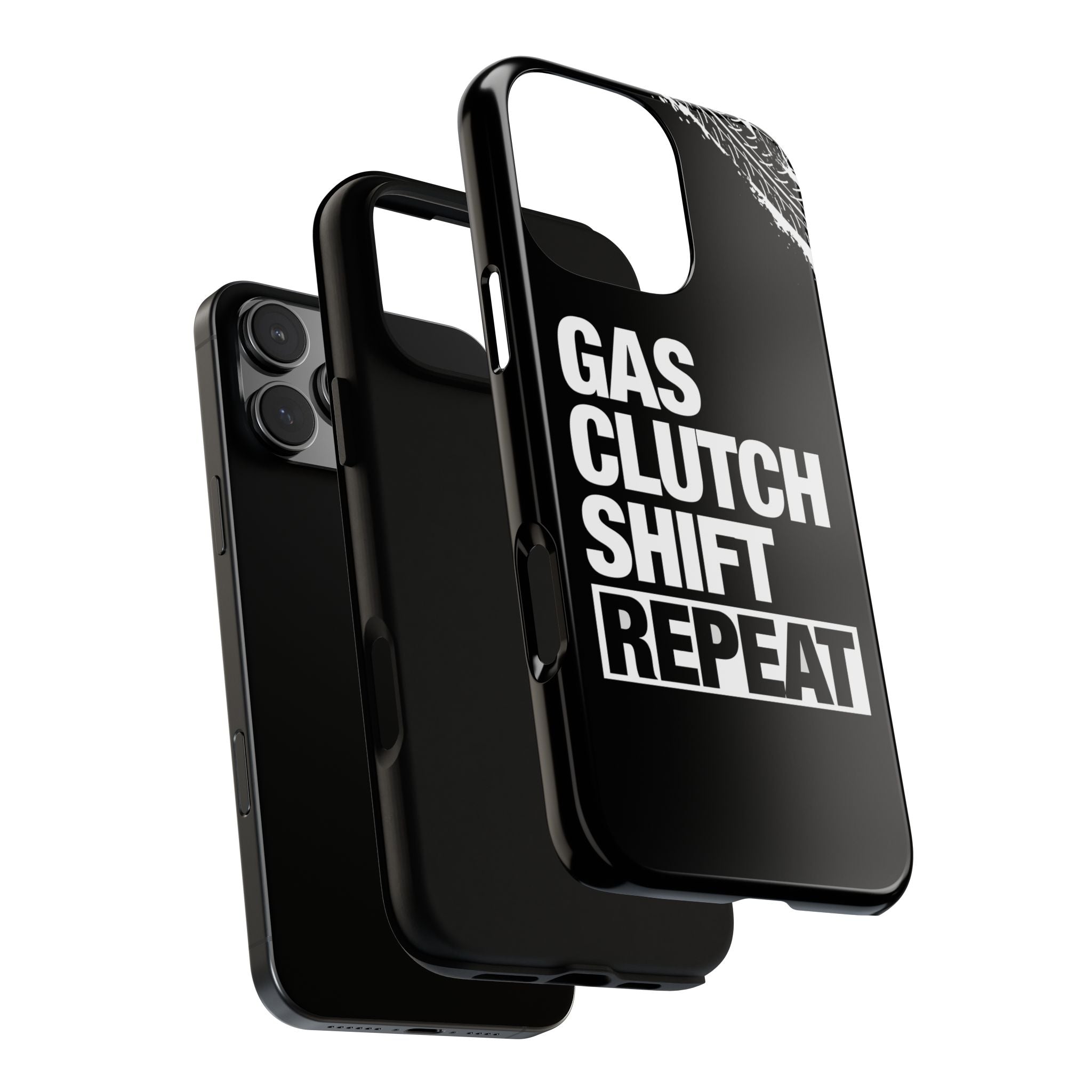 Gas Clutch Shift Repeat Phone Case for iPhone 16 Pro Max