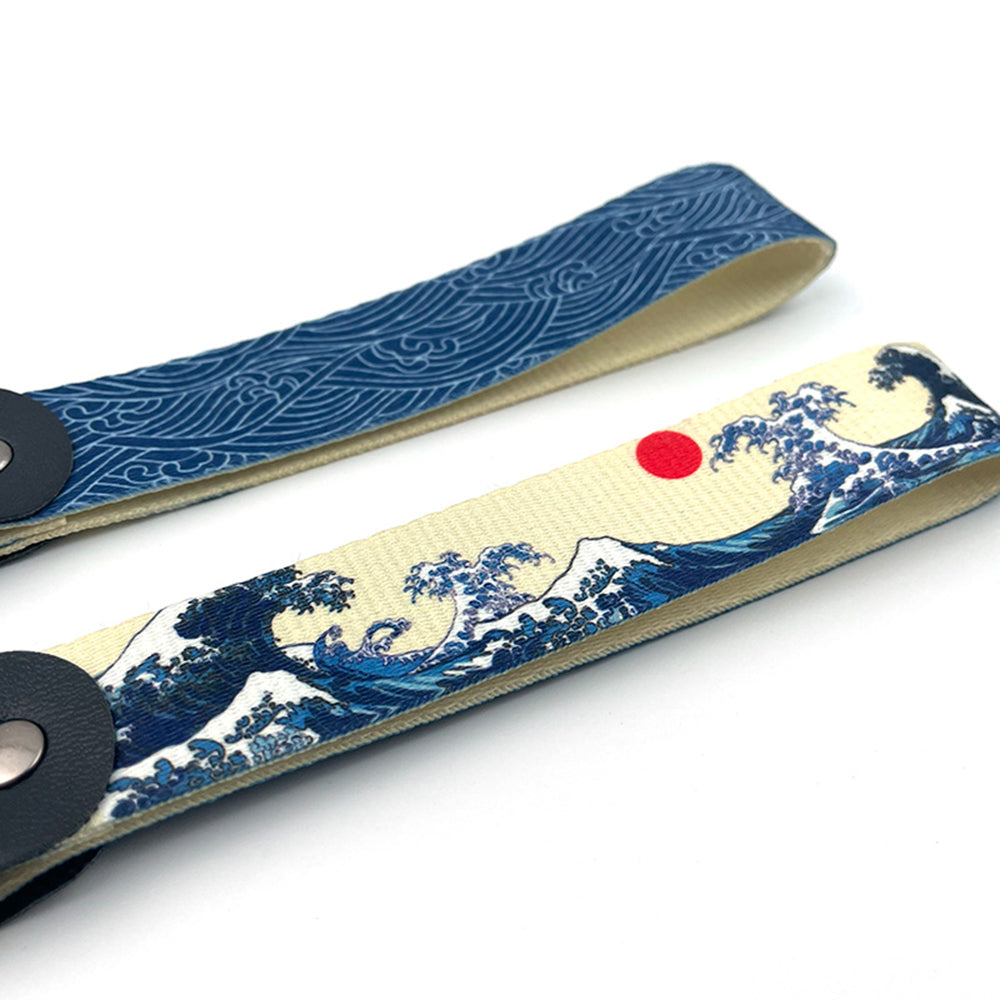 The Great Wave off Kanagawa Short Lanyard.