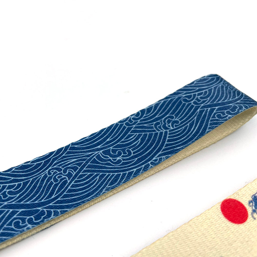 The Great Wave off Kanagawa Short Lanyard.