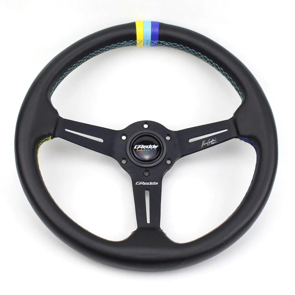 GReddy GPP Leather Steering Wheel 14 inch.