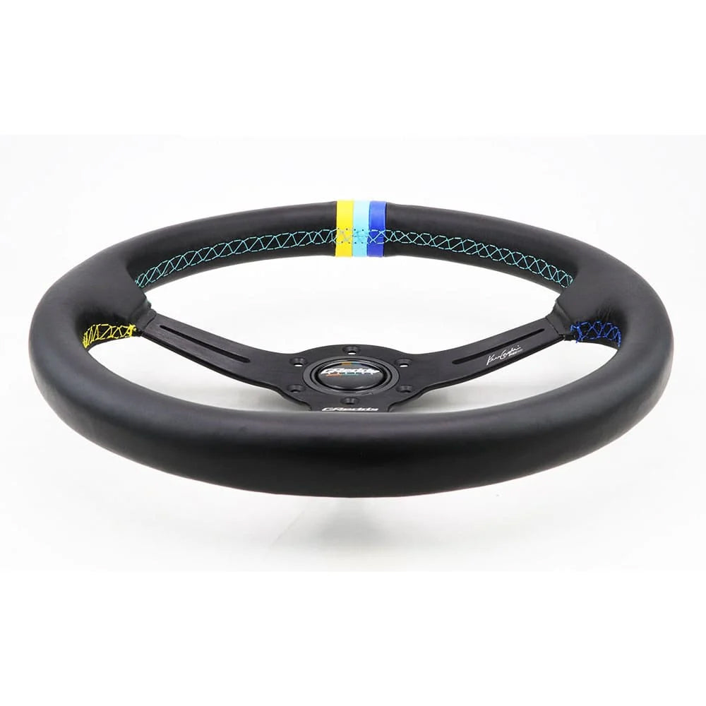 GReddy GPP Leather Steering Wheel 14 inch.