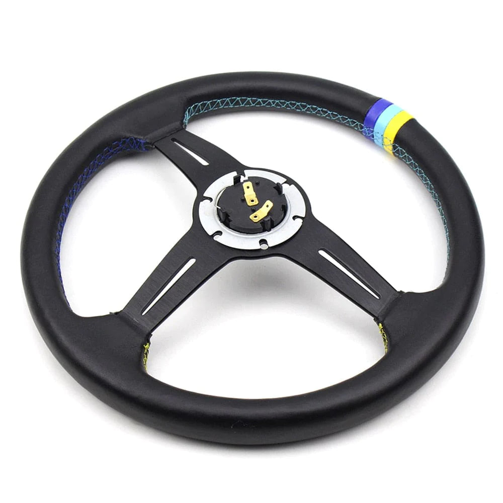 GReddy GPP Leather Steering Wheel 14 inch.