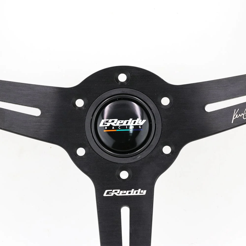 GReddy GPP Leather Steering Wheel 14 inch.