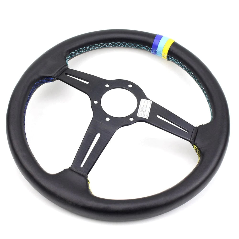 GReddy GPP Leather Steering Wheel 14 inch.