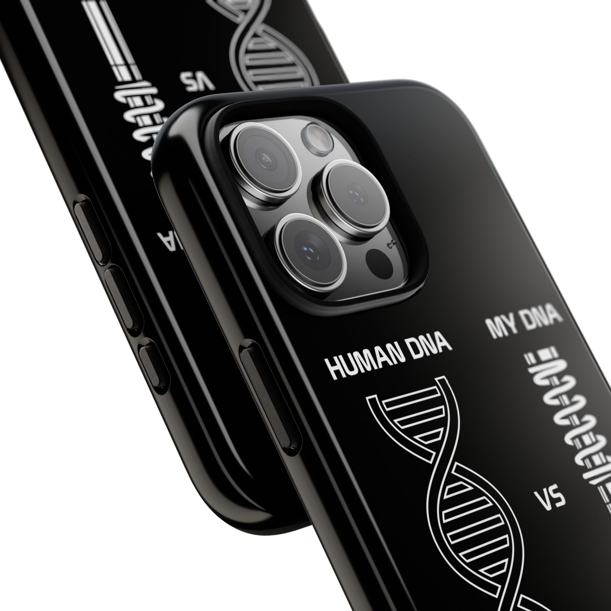 Human DNA vs My DNA Phone Case for iPhone 16 Pro Max