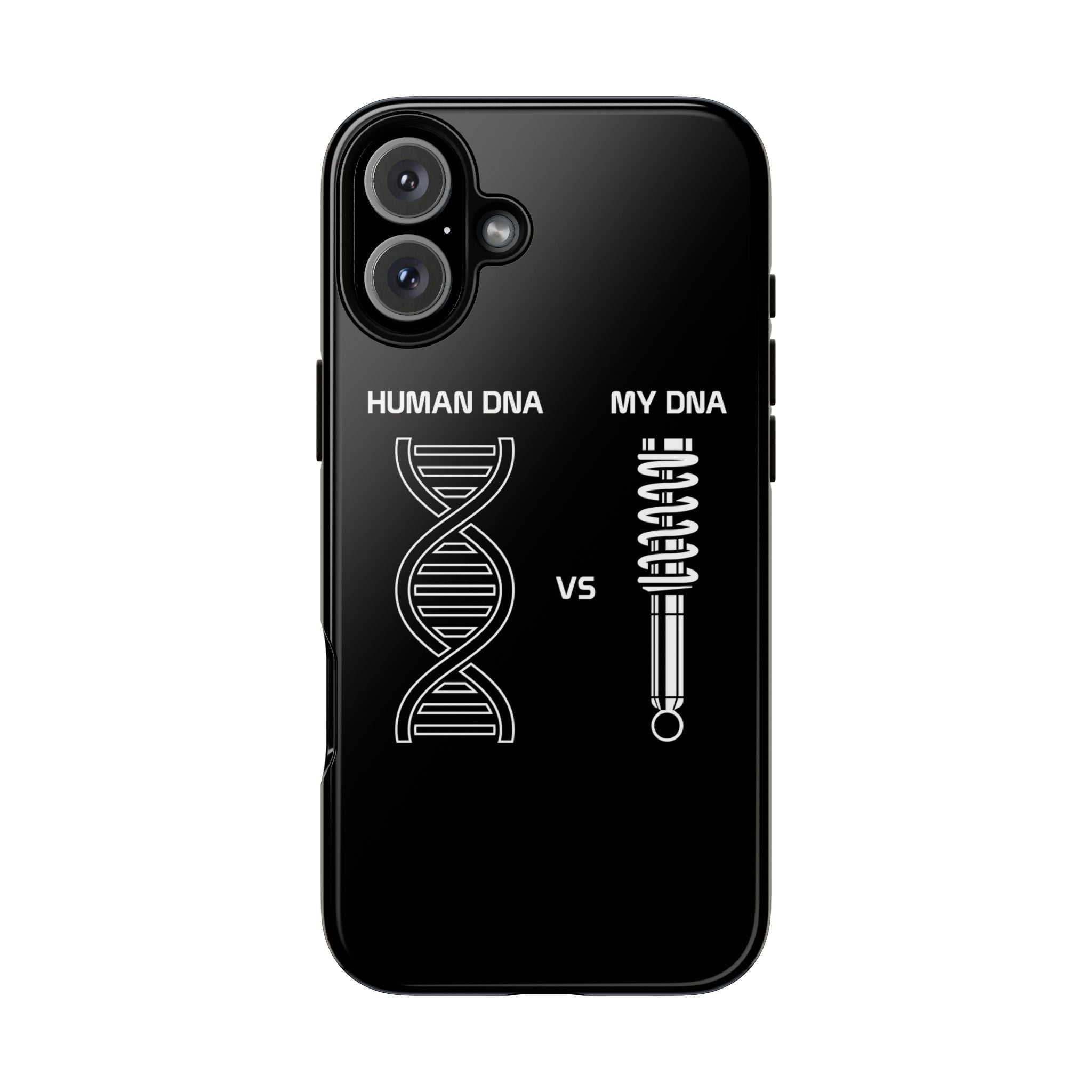 Human DNA vs My DNA Phone Case for iPhone 16