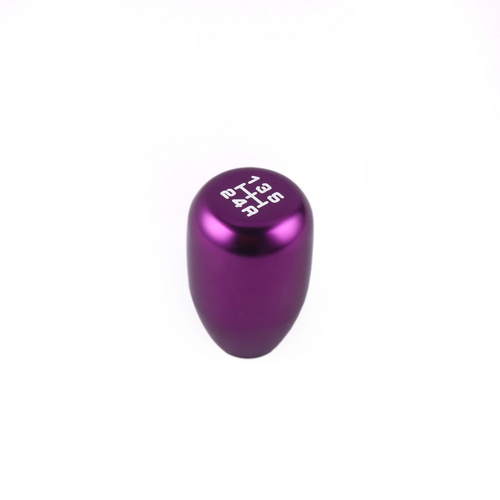 JDM 5 speed gear shift knob in purple.