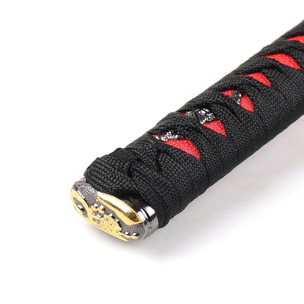 Katana Samurai Sword Shift Knob in 26cm length with black/red handle.