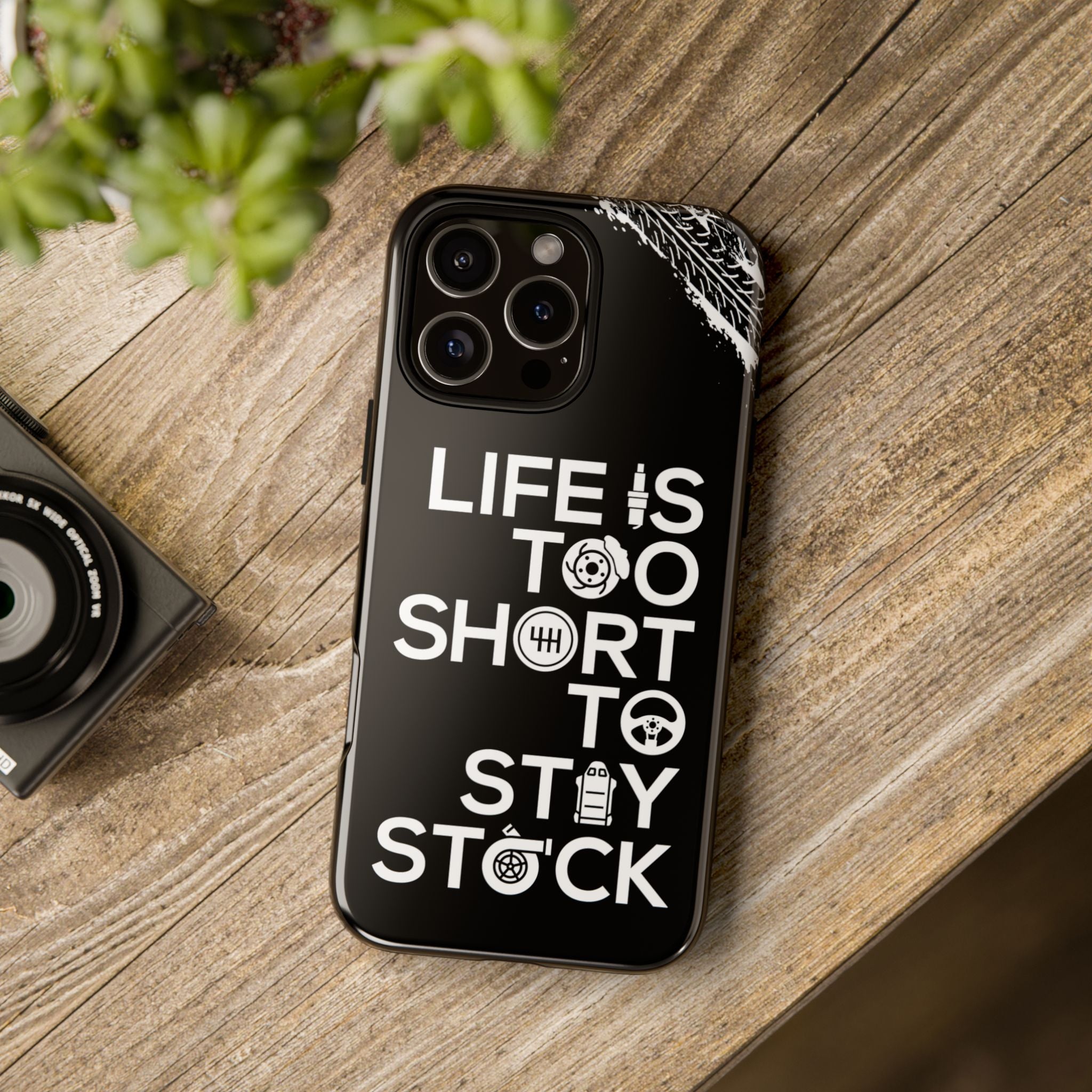 Life Is Too Short To Stay Stock Phone Case for iPhone 16 Pro Max