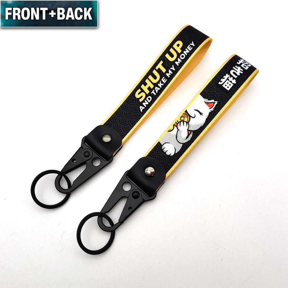 Lucky Cat Short Lanyard.