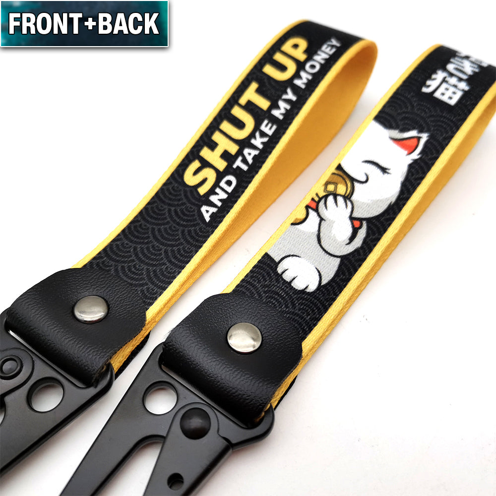 Lucky Cat Short Lanyard.