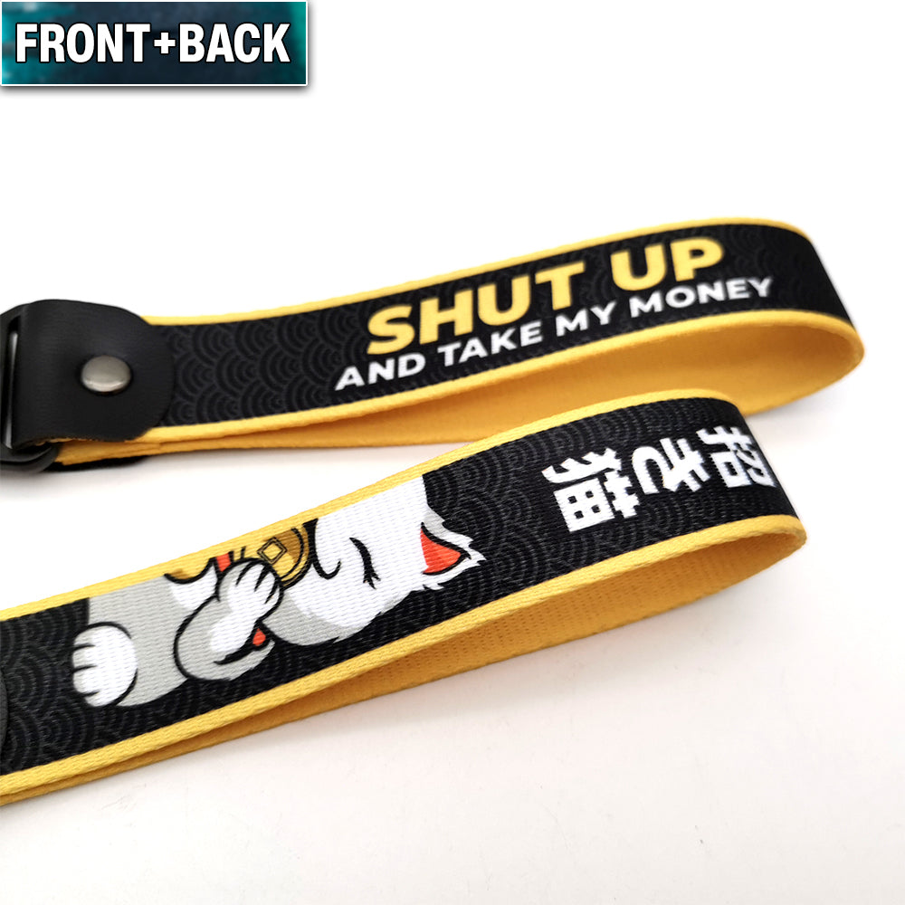 Lucky Cat Short Lanyard.