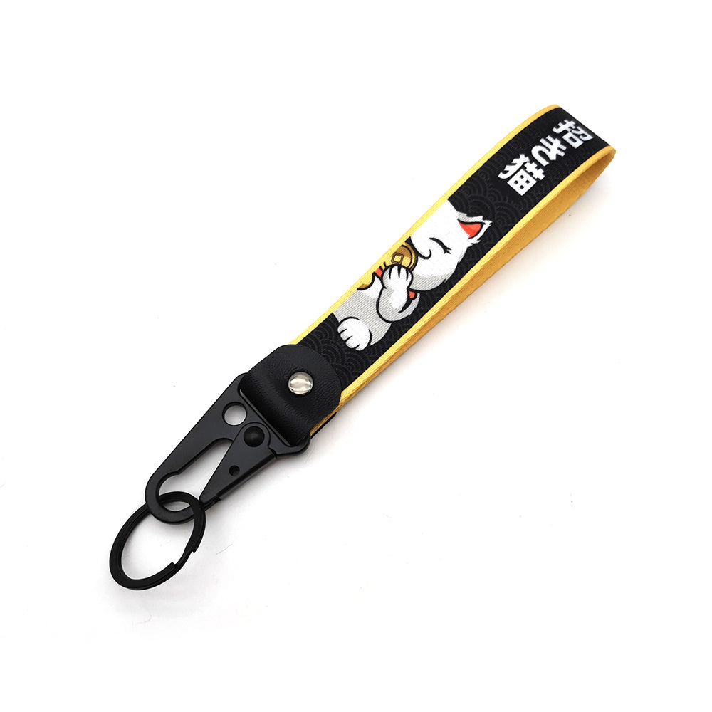 Lucky Cat Short Lanyard.