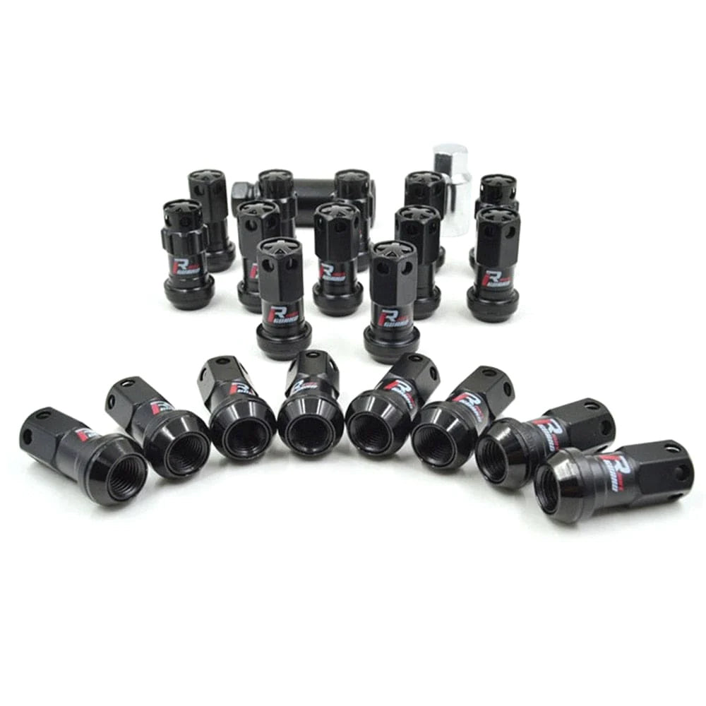 MaxGuard R40 Style Racing Lug Nuts in black.