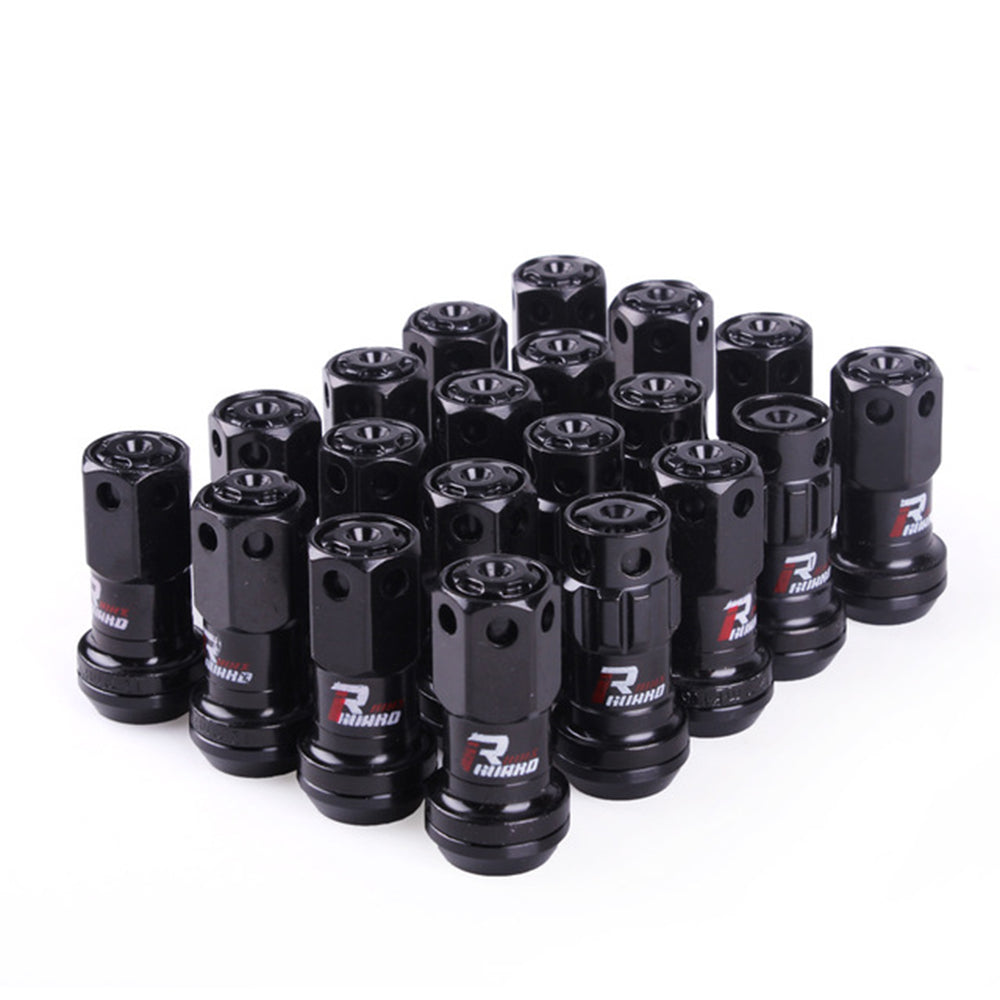 MaxGuard R40 Style Racing Lug Nuts in black.