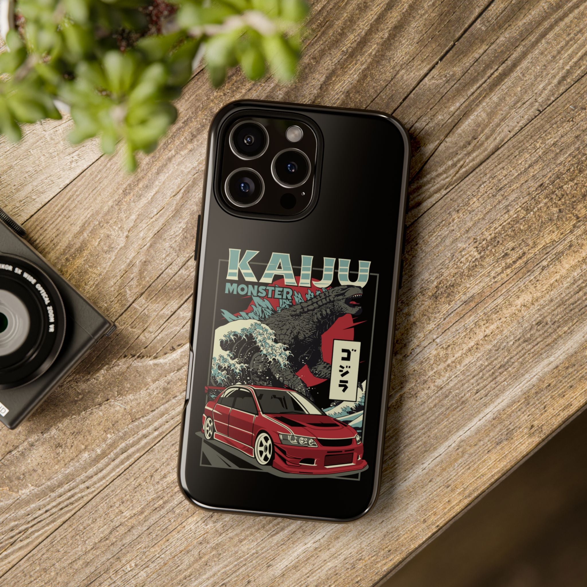 Mitsubishi Lancer Evo Kaiju phone case for iPhone models.