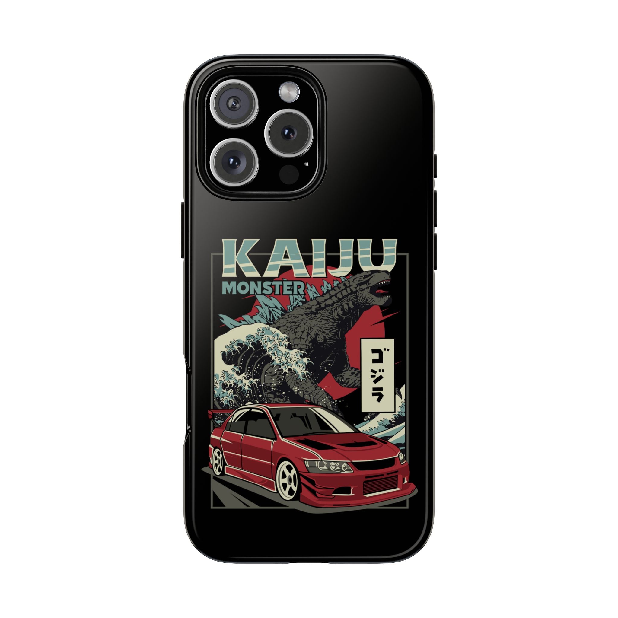 Mitsubishi Lancer Evo Kaiju phone case for iPhone models.