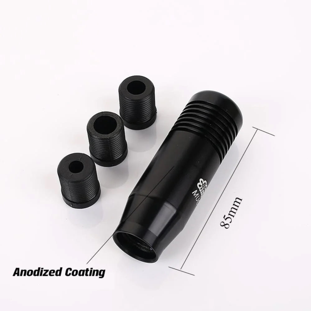Mugen power JDM gear shift knob in black.