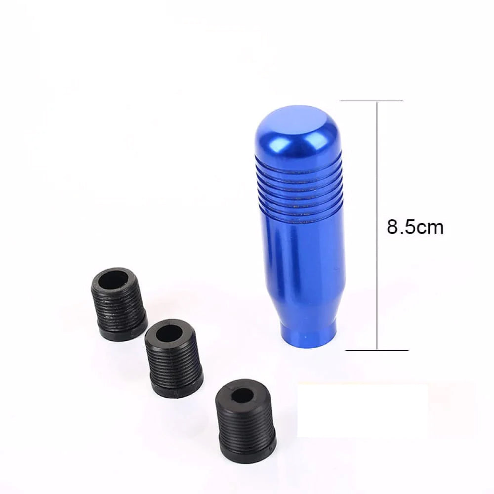 Mugen power JDM gear shift knob in blue.