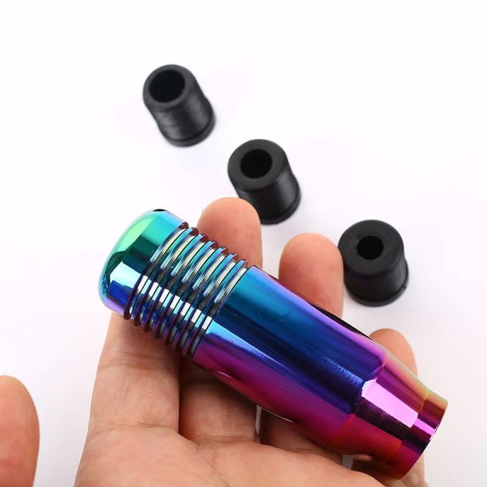 Mugen power JDM gear shift knob in neochrome.
