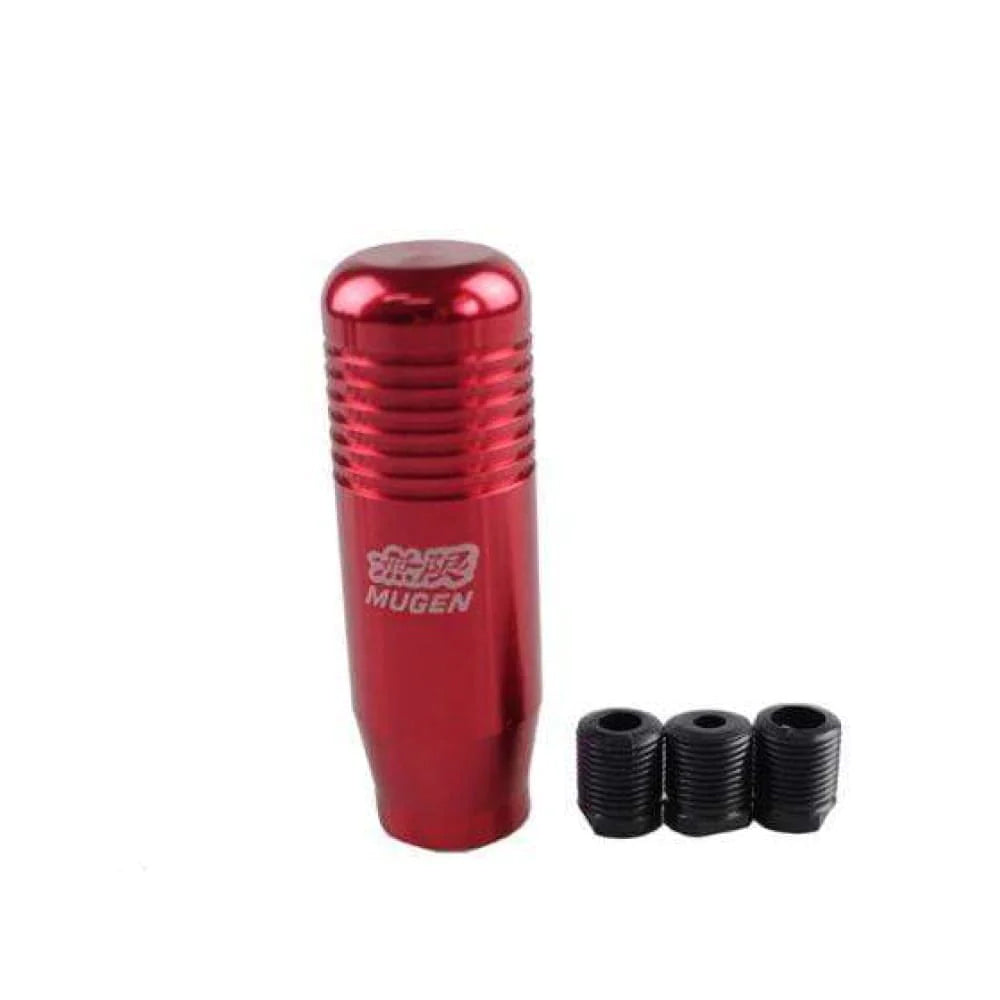 Mugen power JDM gear shift knob in red.