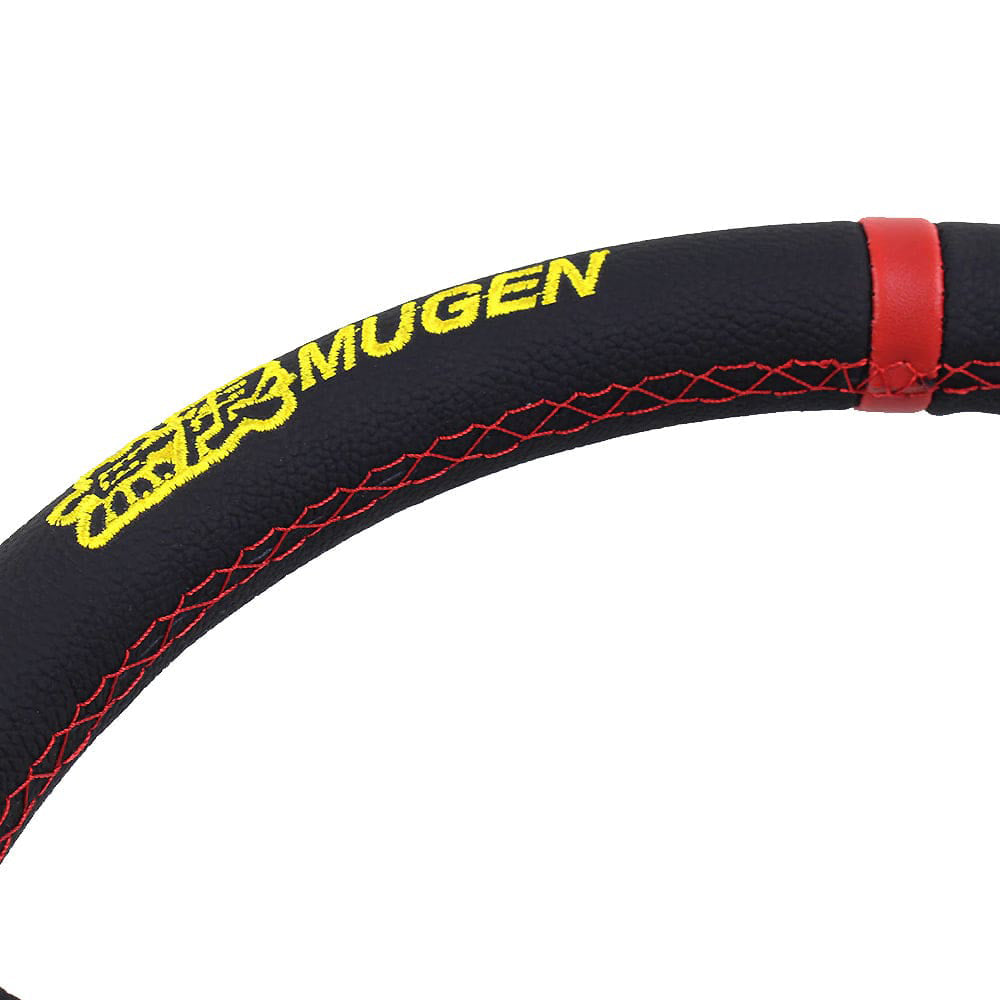 Mugen Power Leather Steering Wheel 14 inch.