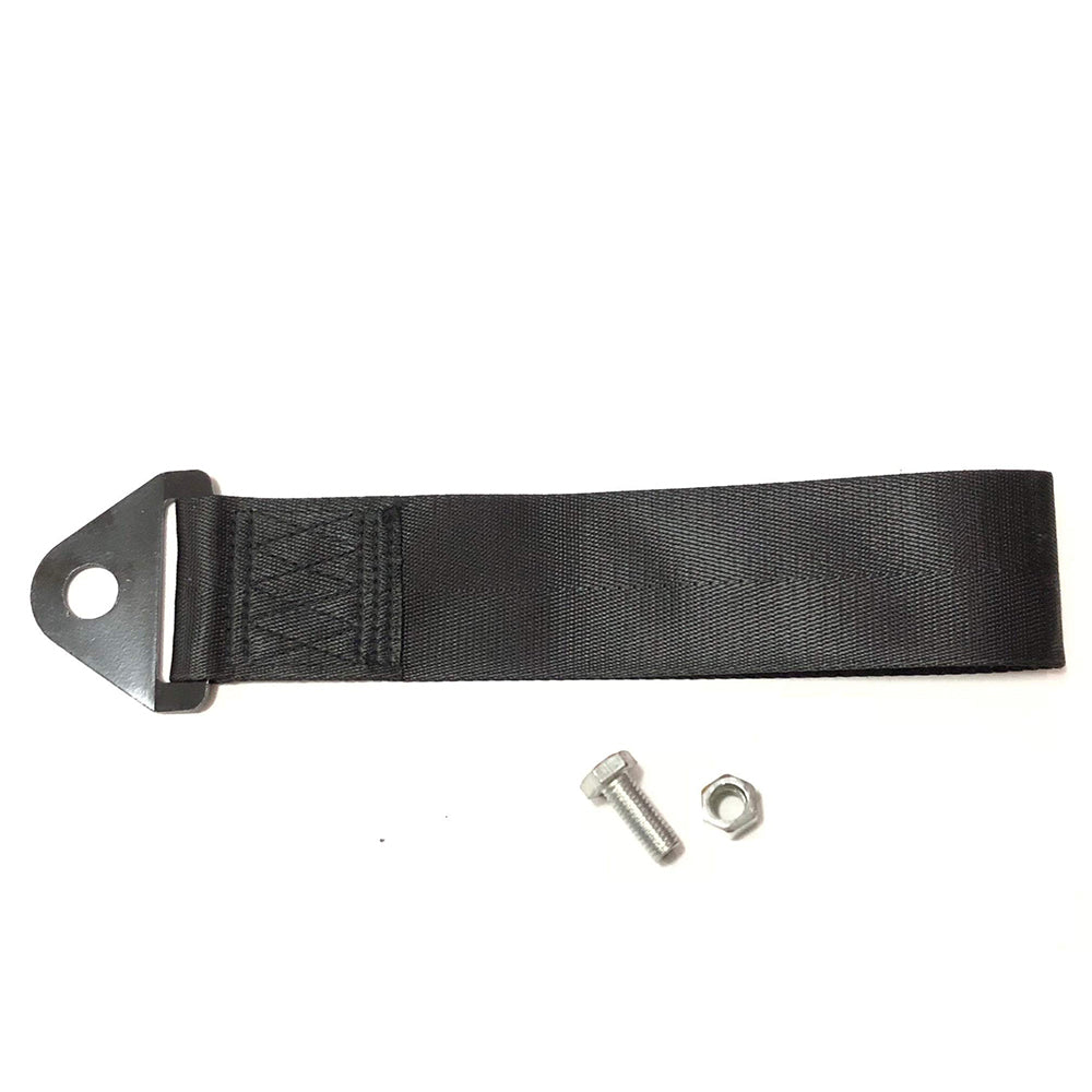 Mugen Power Tow Strap in black.