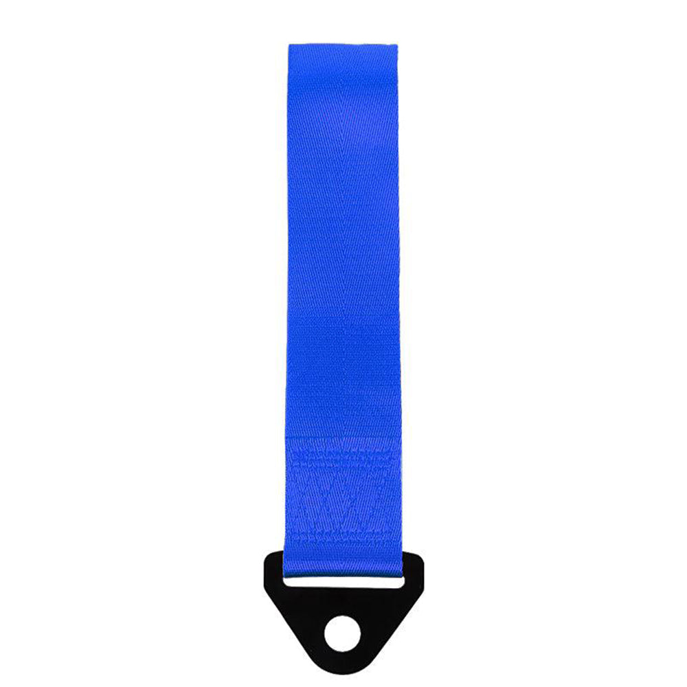Mugen Power Tow Strap in blue.