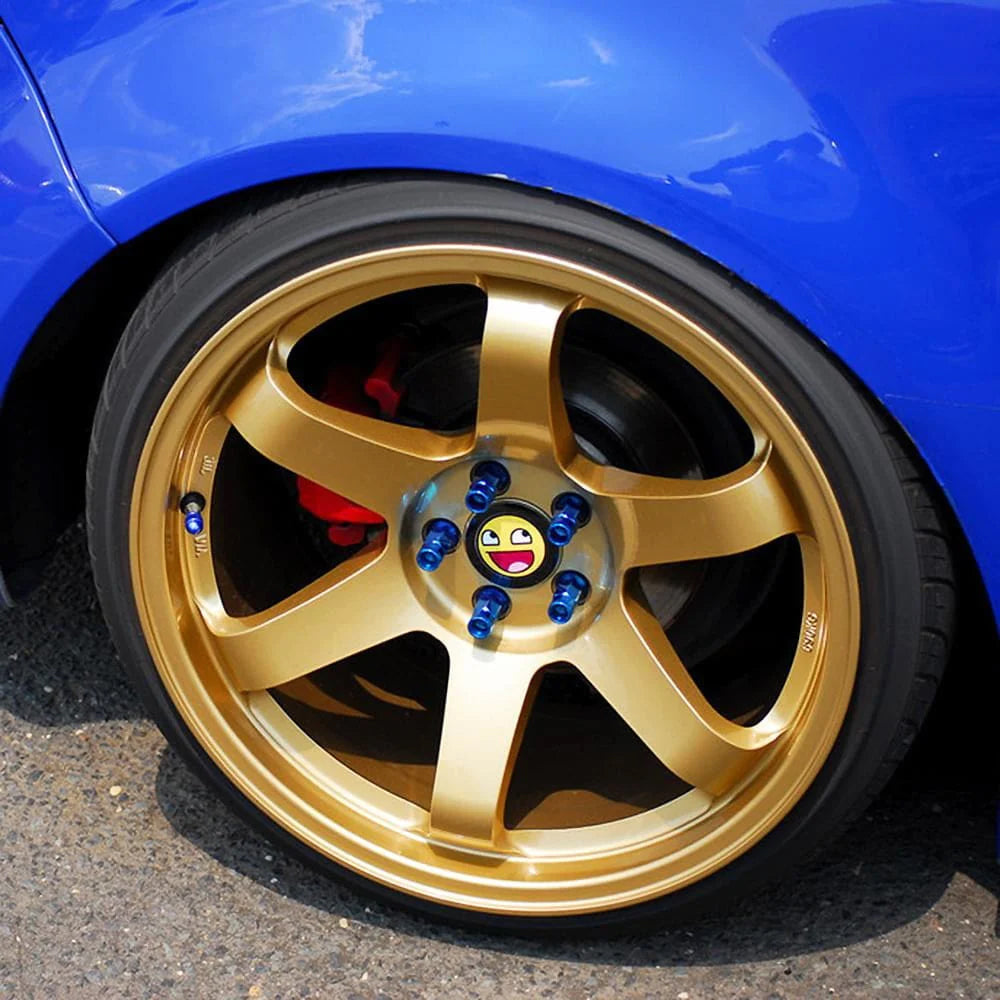 Muteki SR48 Lug Nuts mounted.