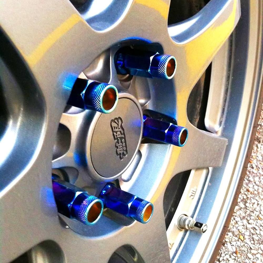 Muteki SR48 Lug Nuts mounted.