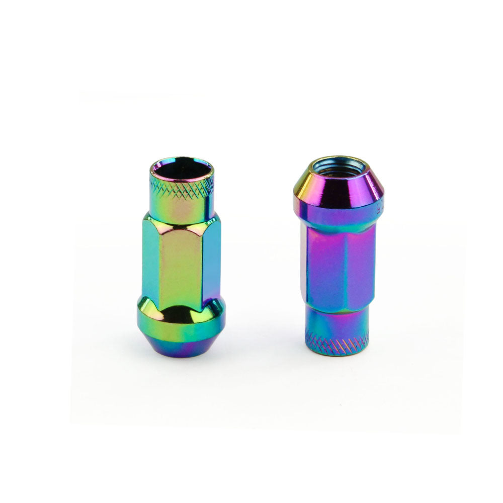 Muteki SR48 Lug Nuts in neochrome.