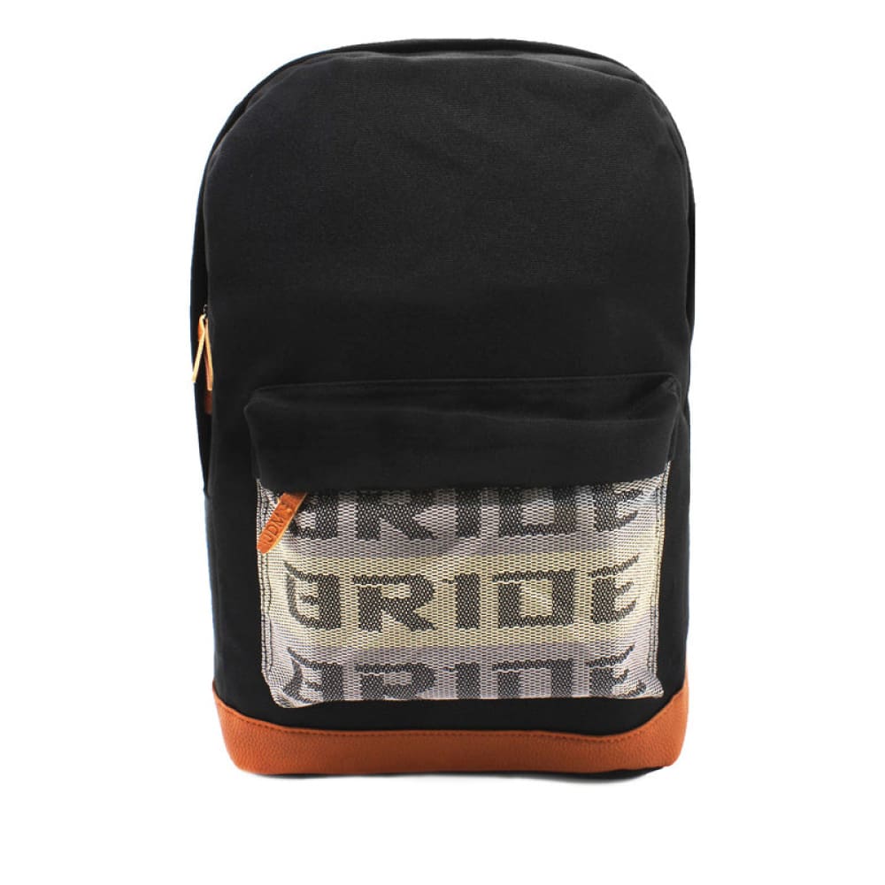 NISMO Bride Backpack with red racing harness straps.